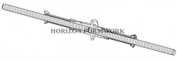 Cast Iron Water Barrier Tie Rod Formwork Accessories 100mm / 110mm Length