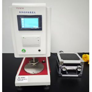 China Textile Testing Equipment Factory YG141H Digital Fabric Thickness Tester wholesale