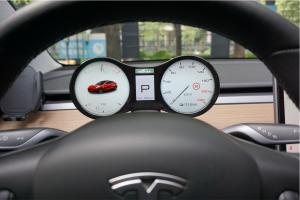 IPS Screen Car LCD Dashboard for Tesla Model 3 &Y Multifunction Car Speedometer Real-time Monitor Automotive
