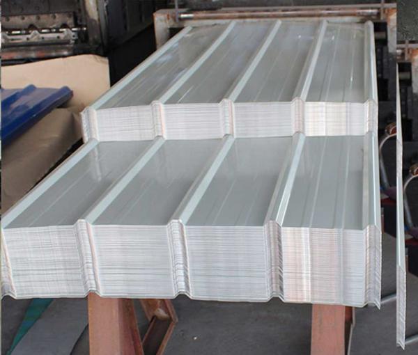 PPGI PPGL white color T Shaped Color Coated Steel Roof Sheet factory supplier