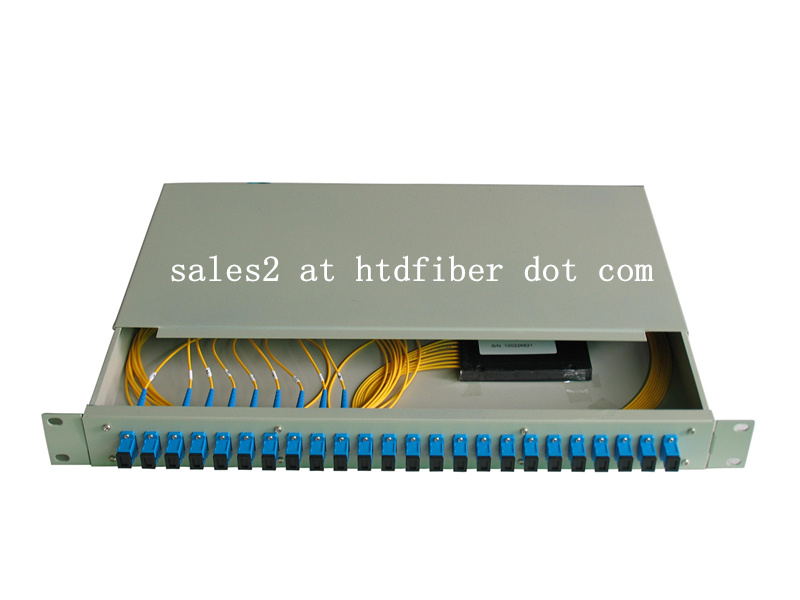 China FTTH 1X2 PLC Splitter Rack-Mount Module on sale