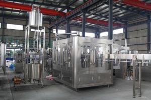 China Reliable CE Beverage Filling Machine , Liquid Bottle Filler PLC + Touch Screen on sale