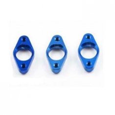 China 100% cnc machining process aluminum blue anodized finish flanges wholesale
