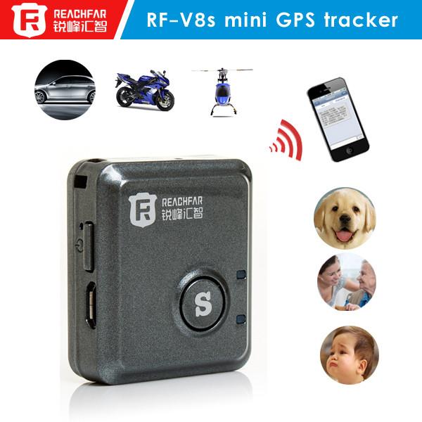 Quality Reachfar manufacture rf-v8s mini vehicle gps car tracker with sos button alarm for sale