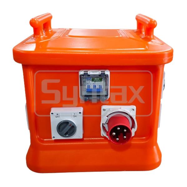 Syntax MK1N 5P 32A Single & 3 Phase Outlets Portable Distribution Box PE