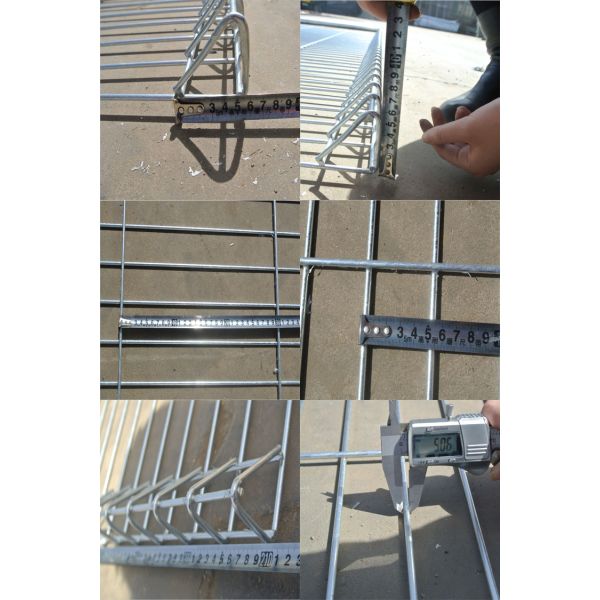 hot dipped galvanized BRC welded mesh panel fencing, roll top fence, decorative public park fence