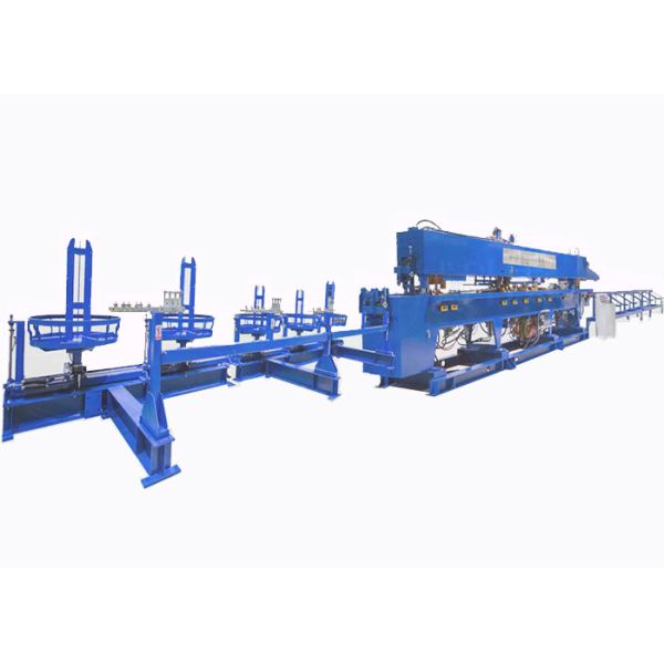 Automatic steel bar lattice truss welding production machine 12 m / min