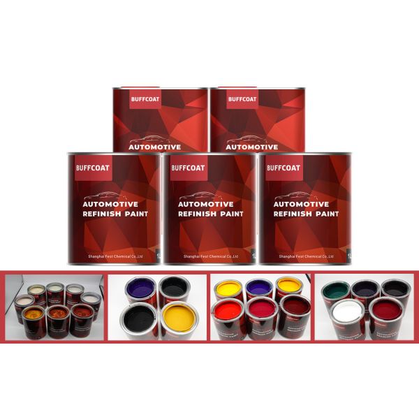 High Quality 1K Solid Colors Paint Car Base Coat Blue Car Paint Metallic Car Body Repair Paint