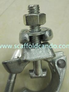 China Strongest scaffolding galvanized Q235 drop forged double clamp coupler with BS1139 for connecting 48.3mm pipes wholesale
