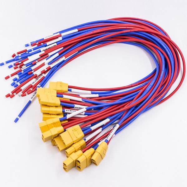 Quality OEM ODM RC Battery XT30 XT60 XT60H XT90 Deans T Plug Bullet Connector Extension Wire Cable Assembly -25°C- 120°C for sale