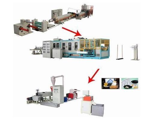 Foam Tray / Box / Container Making Machine / PS Foam Sheet Forming And PS