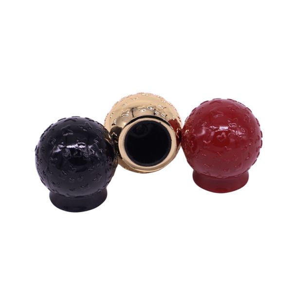 25mm Chrome Zinc Alloy Zamac Perfume Cap For Black Gold Blue Color