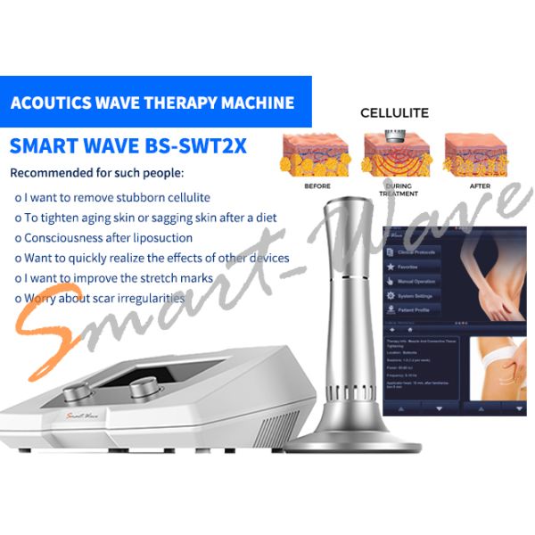 High Intensity Extracorporeal Shock Wave Therapy Equipment For Cellulite Treatments