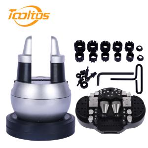 Tooltos Ball Vise 5 Engraving Setting Tool 360° Rotation Engraving Block Vise 34 PCS Attachment