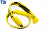 Silicon Wristband Usb Pen Drive 2GB Free Logo Printing Popular Design