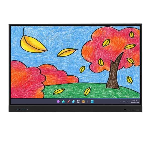 Quality 75 Inch LCD Smart Board For Interactive Touch Solutions In School Office Conference for sale