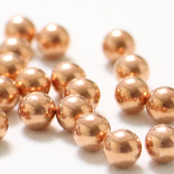5MM 6.35MM G200 Precision Solid Copper Ball Bearings , Water Meter Brass Balls