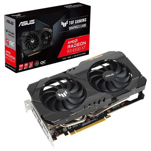 Quality Geforce RX 6500XT Gaming Graphics Card 4G GDDR6 PCI Express 4.0x16 TUF-RX6500XT-O4G-GAMING for sale