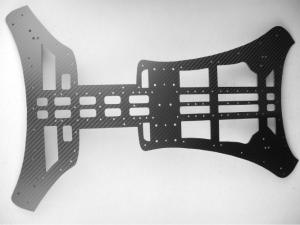 China Duadcopter Frames Carbon Fiber Machining Computer Numerical Control wholesale