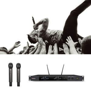 PLL Synthesized Digital Wireless Microphone HiFi With 19 1U Frame