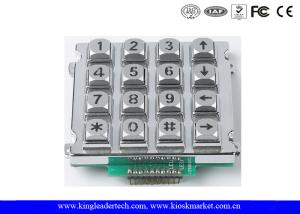 China Control System Metal Industrial Numeric Keypad With / Without Backlight wholesale
