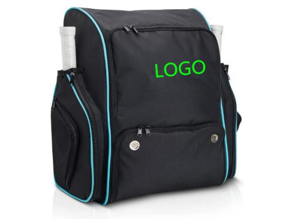 Quality 600D PVC Pickleball Racket Bag Backpack OEM / ODM With Outsides Racket Pocket Design for sale