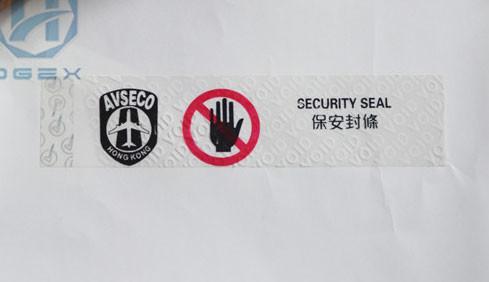 Quality Custom Hologram Security Labels / Anti Tamper Labels With PET Material for sale
