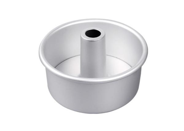 Quality Three Piece Aluminum Cake Molds Set Round Hollow chiffon cake mould With Removable Bottom for sale