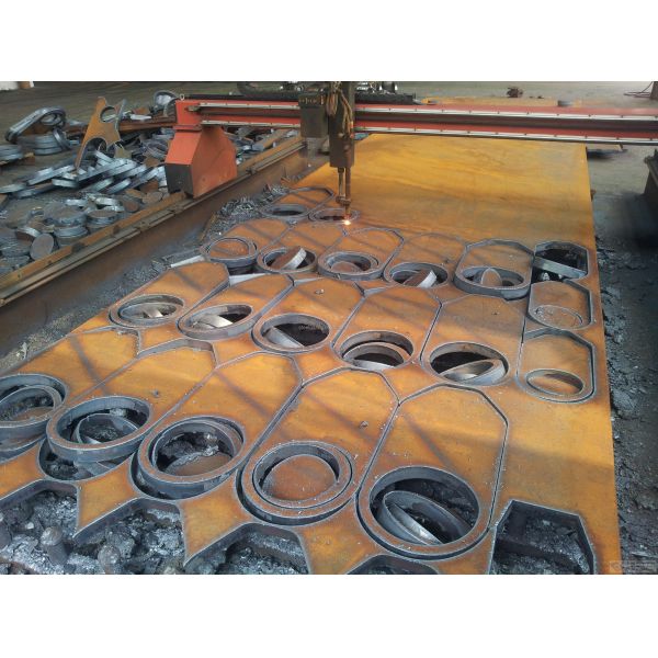 40mm Rust Prevention CNC Flame Cutting Mild Steel Sheet Metal Precision Machining Services