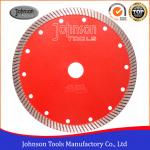 Diamond Stone Cutter Blade For Dry And Wet Cutting , 7" Sintered Turbo Saw Blade