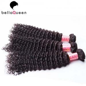 China Double Drawn Virgin Curly Mongolian Hair Extensions 100% Human Hair Weaving wholesale