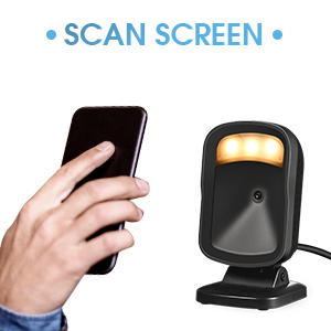 2D 0.3kg H717 Desktop Barcode Scanner
