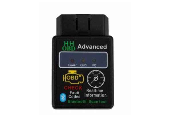 Quality Black Color ELM327 OBD2 Diagnostic Interface , Mini Elm327 V2 1 Obd2 Ii Bluetooth for sale