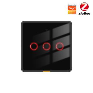 Tuya Zigbee Smart Light Switch – No Neutral Wire, No Capacitor Needed, 100-250V, Voice & App Control, Alexa & Google Home Compatible, EU Touch Switch