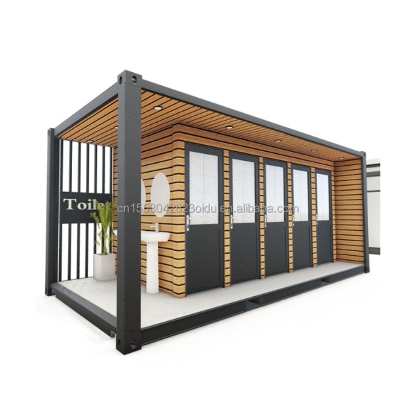 Modern Outdoor Living 20ft 40ft Prefabricated Mobile Houses Expandable Steel Sandwich Panel Container with Customized Color