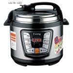 Space Saving Electric Steam Pressure Cooker Ergonomic Design Time Delay Function