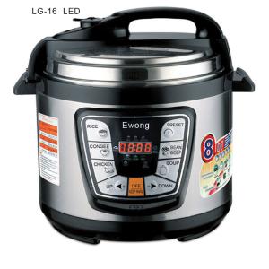 China Space Saving Electric Steam Pressure Cooker Ergonomic Design Time Delay Function wholesale