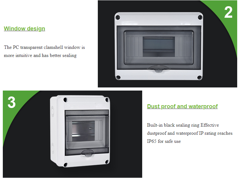 IP65 Waterproof Plastic Distribution Box ABS Plastic Electrical Junction Boxes