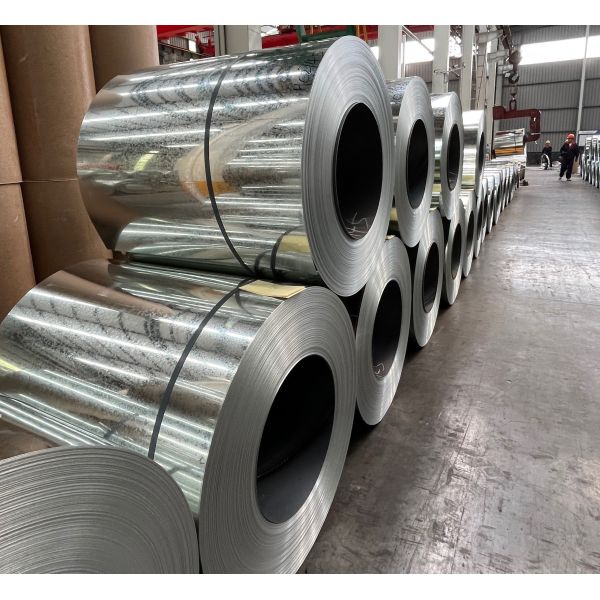 HDGI Regular Spangle Z120 / Z225 0.40mm 1200mm Corrugated Sheet And Metal Tile Chromated Unoiled Non Skin Pass AFP