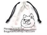 White Brushed Cotton Twill Drawstring Bag For Packaging,Cotton Flannel Dust bag