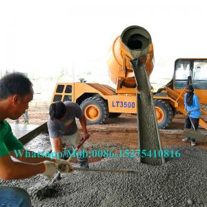 China Full Hydraulic Road Work Machines , Self Loading Construction Concrete Mixer 3.5m3 wholesale