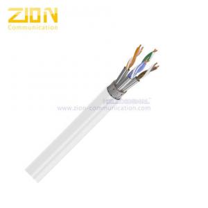 China 1000ft 100m 305M 1000mhz Cat 7 BC SFTP Ethernet Cable Blue White wholesale