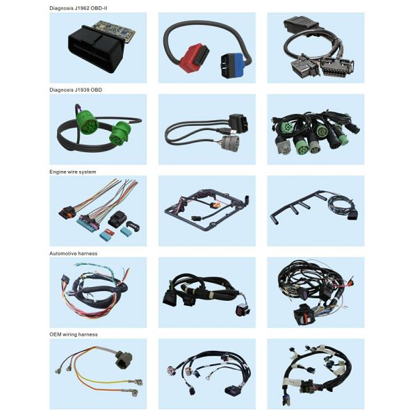 HVAC Air Conditioner Wiring Harness Molded Compressor Plug Harness Manufacturers 