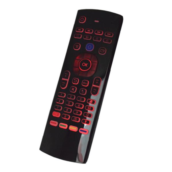 Quality Backlight Android Air Mouse Keyboard Remote Control 10-15m Operation Distance for sale