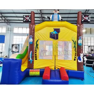 Backyard Inflatable Bouncer Slide Pirate Ship Bounce House