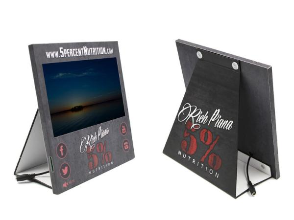 7 inch LCD video shelf talker video in-store merchandising display with video