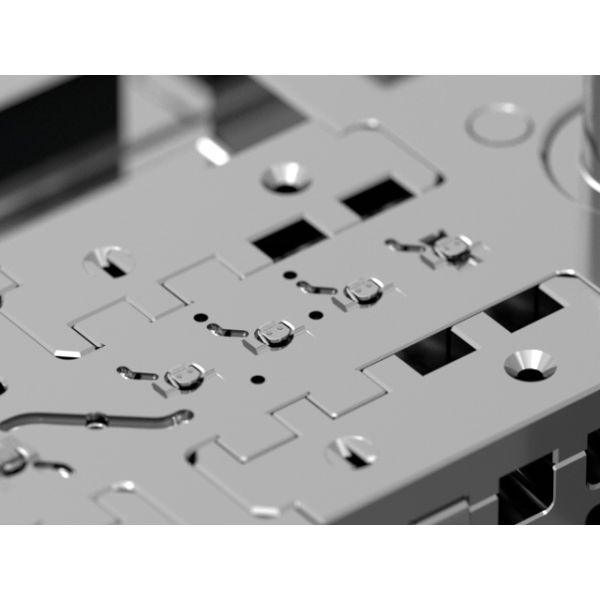 OEM / ODM : Precision Injection Molding & Transparent Earphone Terminal (1*8) No.23570-B