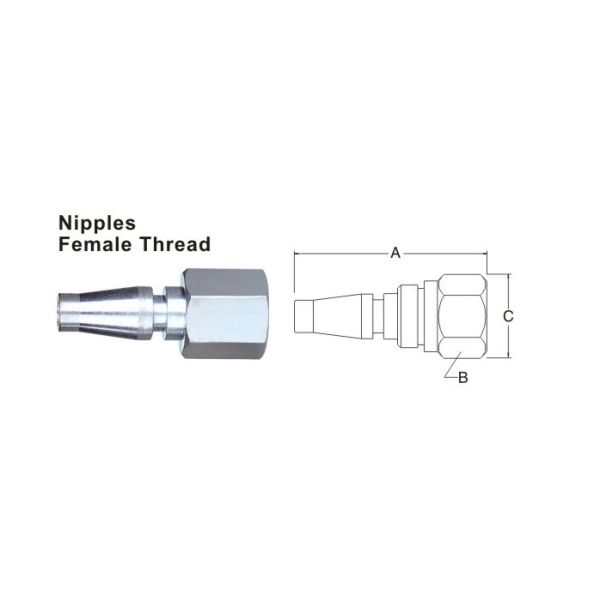 CAM 250PSI Quick Release Pneumatic Connector , S Quick Release Pipe Coupling