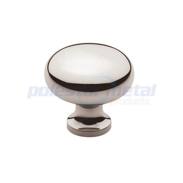 Zinc Alloy Polished Chrome Cabinet Handles And Knobs / Round Drawer Knobs