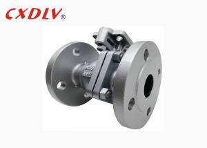 China 2-Split Body Stainless Steel Ball Valve RF Flanged Typed Floating Ball Valve wholesale